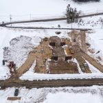 伊藤工業様 2022年1月 ドローン撮影 工事現場 正面画像