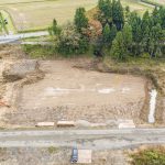 伊藤工業様 2021年10月 ドローン撮影 工事現場 正面画像