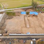 伊藤工業様 2021年11月 ドローン撮影 工事現場 正面画像