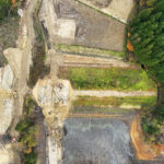 伊藤工業様 2024年11月 ドローン撮影 秋田市雄和下黒瀬 真俯瞰