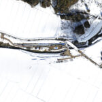 伊藤工業様 2025年02月 ドローン撮影 秋田市岩見新川