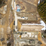 伊藤工業様 2025年03月 ドローン撮影 秋田市雄和下黒瀬 真俯瞰