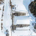 伊藤工業様 2025年02月 ドローン撮影 秋田市雄和下黒瀬 真俯瞰