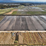 2025年11月秋田市仁井田西部地区ほ場パノラマ合成